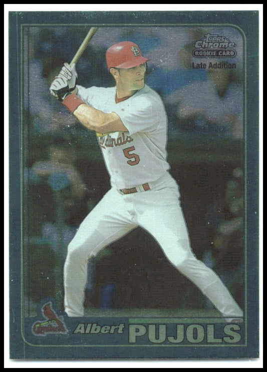 2001 Topps Chrome #596 Albert Pujols Rookie St. Louis Cardinals