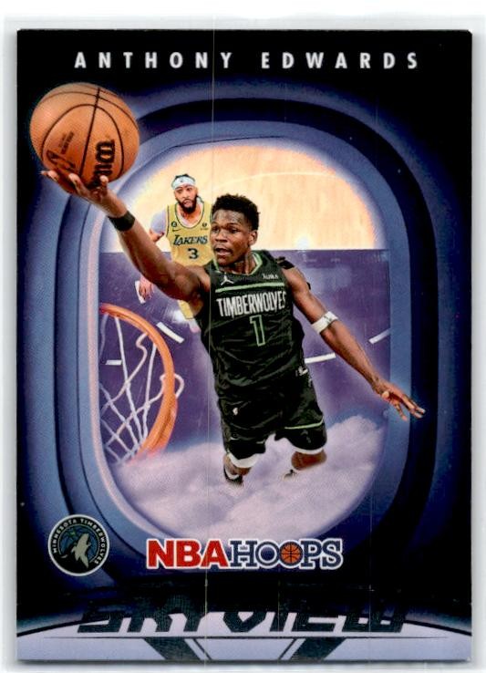 2023-24 Hoops Skyview #9 Anthony Edwards Minnesota Timberwolves