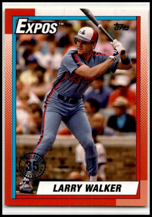 2025 Topps Topps 1990 Topps 35th Anniversary #T90-35 Larry Walker Montreal Expos