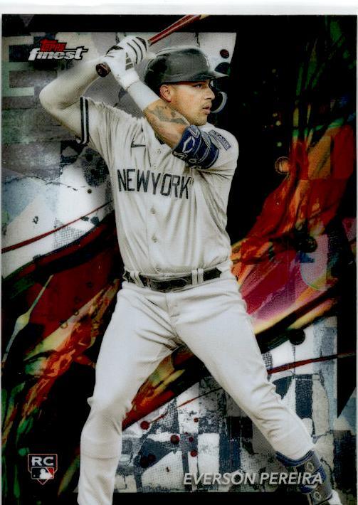 2024 Finest #17 Everson Pereira Rookie New York Yankees