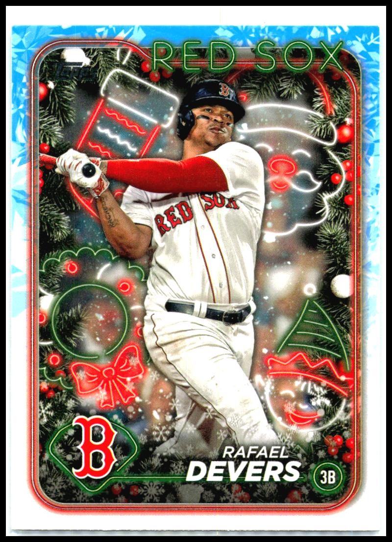 2024 Topps Holiday #H151 Rafael Devers Boston Red Sox