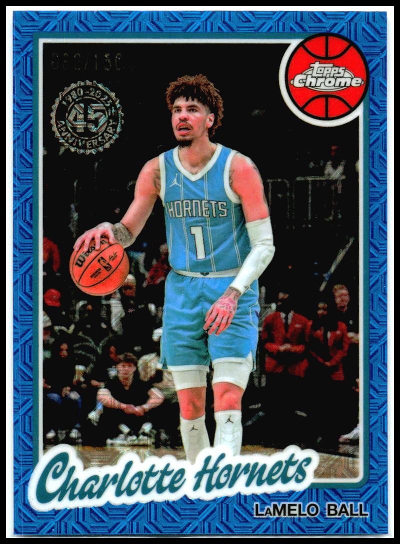 2025-26 Topps 1980-81 Blue Mojo Refractor #TC-LB LaMelo Ball Hornets
