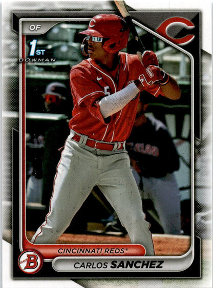 2024 Bowman Prospects #BP-25 Carlos Sanchez Cincinnati Reds