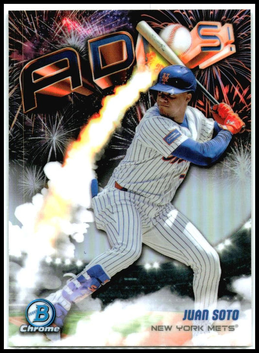 2025 Bowman Chrome ADIOS! #AD-6 Juan Soto Mets