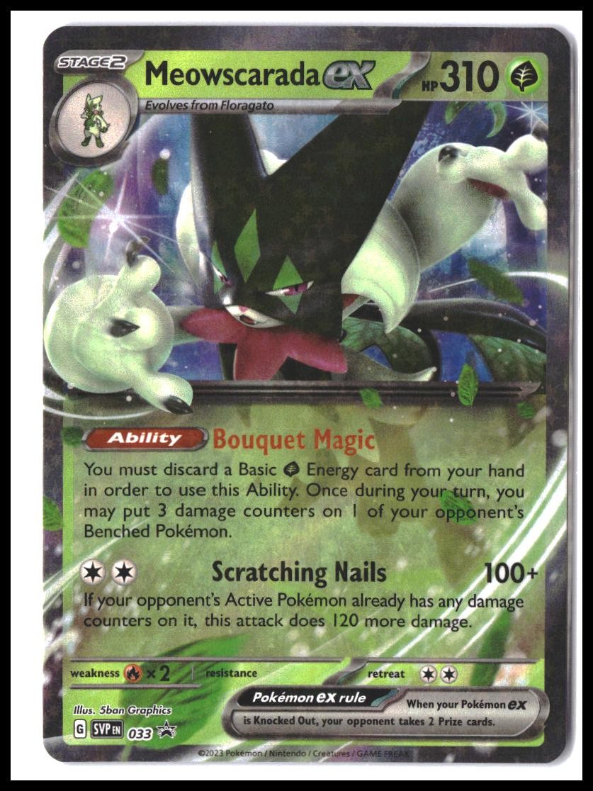 Meowscarada ex #033 SV: Scarlet & Violet Promo Cards Promo