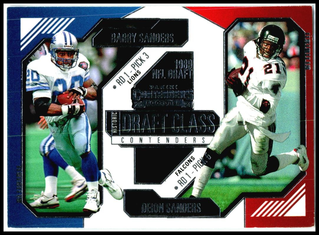 2024 Panini Contenders Historic Draft Class Contenders #11 Sanders / Deion