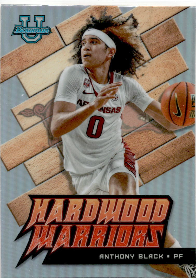 2023 Bowman University Best Hardwood Warriors #HW-19 Anthony BLack Arkansas