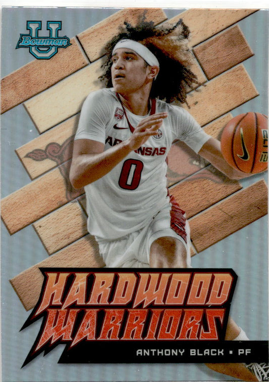 2023 Bowman University Best Hardwood Warriors #HW-19 Anthony BLack Arkansas