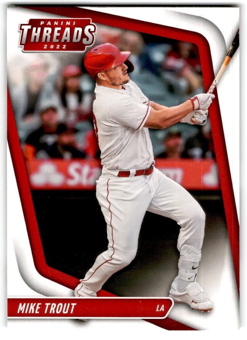 2022 Chronicles Threads Mike Trout Los Angeles Angels #17