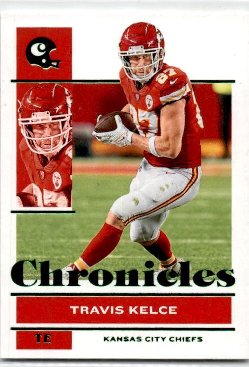 2021 Panini Chronicles Green #56 Travis Kelce Kansas City Chiefs