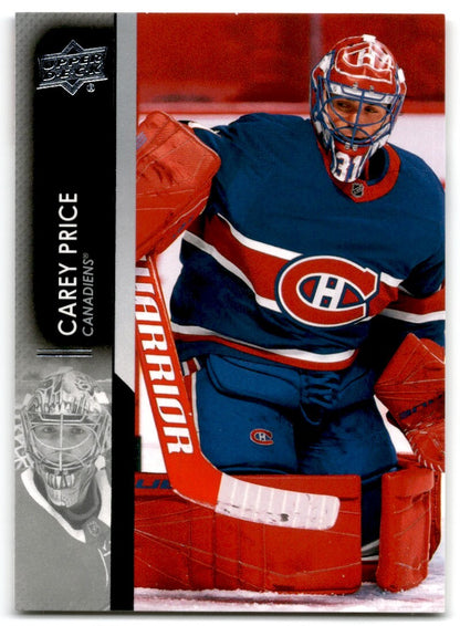 2021-22 Upper Deck Carey Price Montreal Canadiens #347