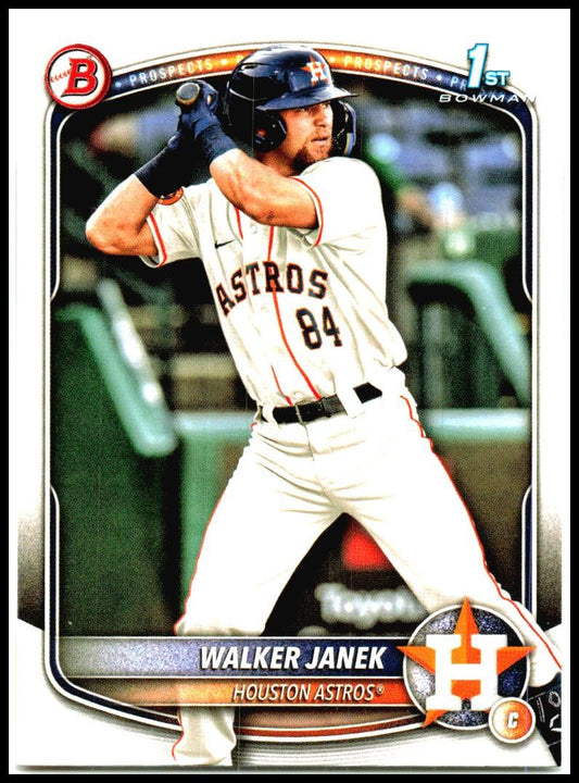 2025 Bowman Prospects #BP-15 Walker Janek Houston Astros