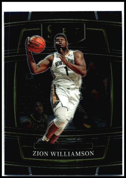 2021-22 Panini Select Blue #96 Zion Williamson New Orleans Pelicans