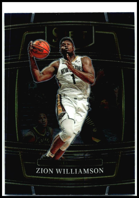 2021-22 Panini Select Blue #96 Zion Williamson New Orleans Pelicans