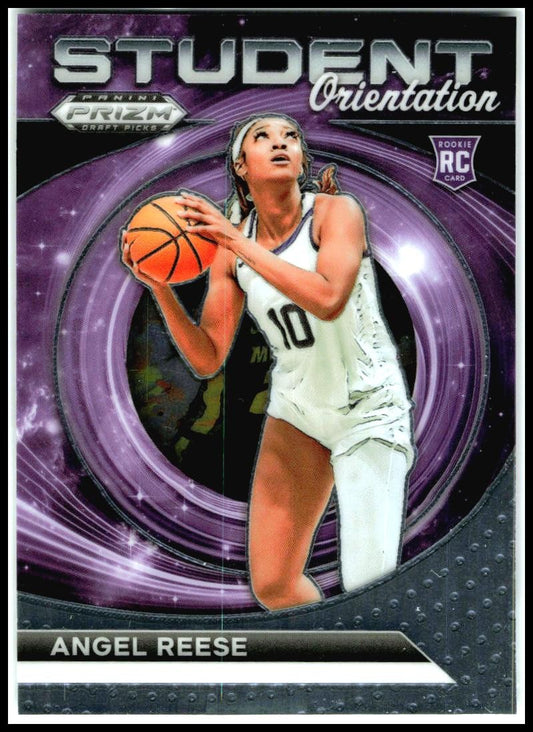 2024 Panini Prizm Draft Picks Student Orientation #18 Angel Reese LSU Tigers