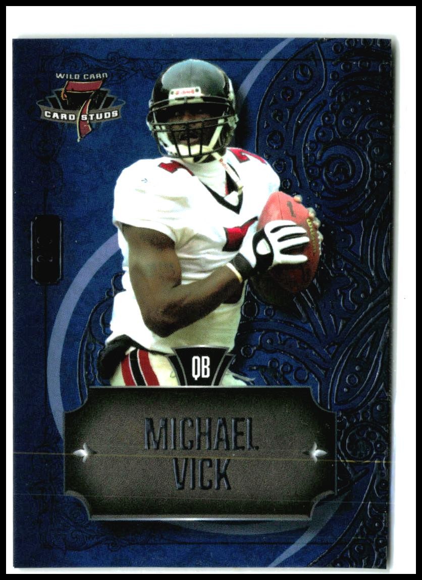 2023 wild card 7 card studs 7ccr-48 michael vick /3 #
