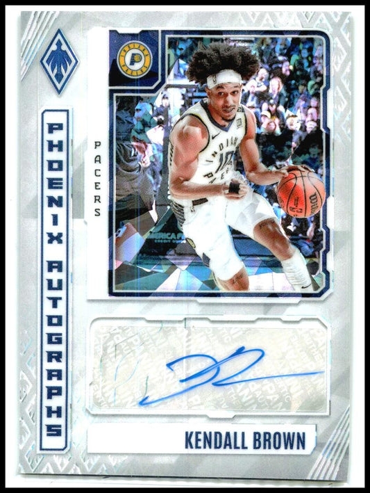 2023-24 Phoenix Phoenix Auto Phoenix White Ice #PA-KBI Kendall Brown Auto Pacers