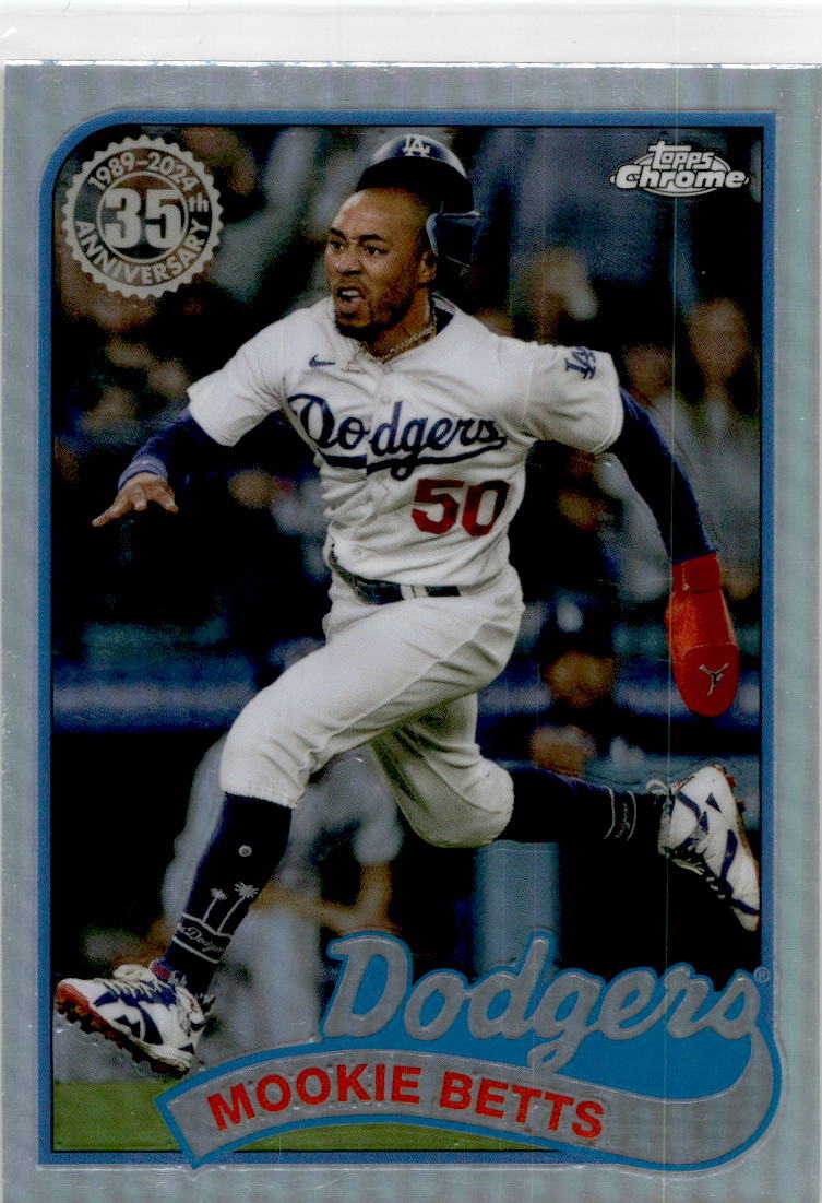 2024 Topps Chrome 1989 Topps Baseball 35th Anniversary #89CB-4 Mookie Betts