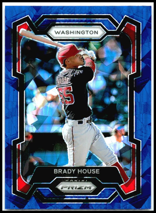 2024 Panini Prizm Blue Ice Prizms #53 Brady House Washington Nationals