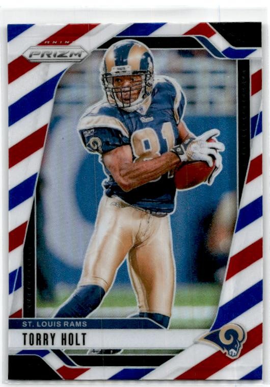 2024 Panini Prizm Red White and Blue #300 Torry Holt St. Louis Rams