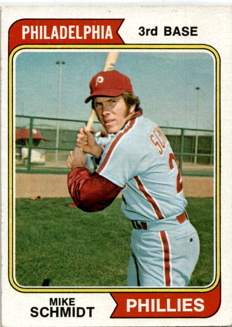 1974 Topps #283 Mike Schmidt Philadelphia Phillies