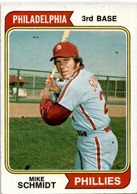 1974 Topps #283 Mike Schmidt Philadelphia Phillies