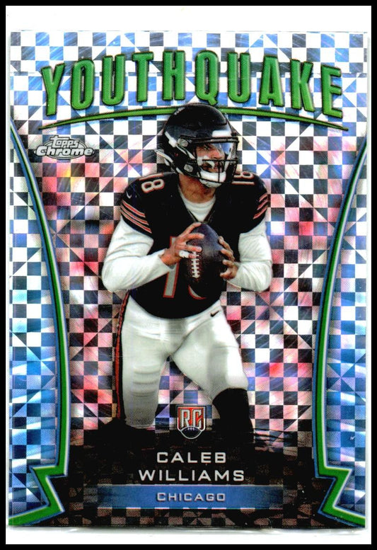 2024 Topps Chrome Youthquake X-Fractor #Y-1 Caleb Williams Chicago Bears