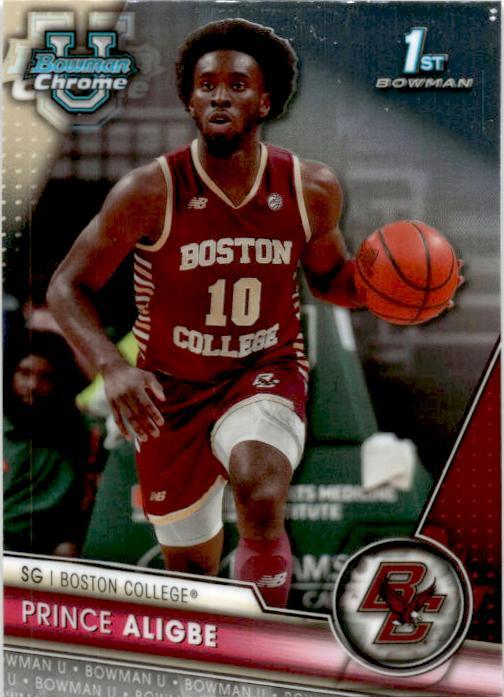 2023-24 Bowman University Chrome #13 Prince Aligbe Boston College Eagles