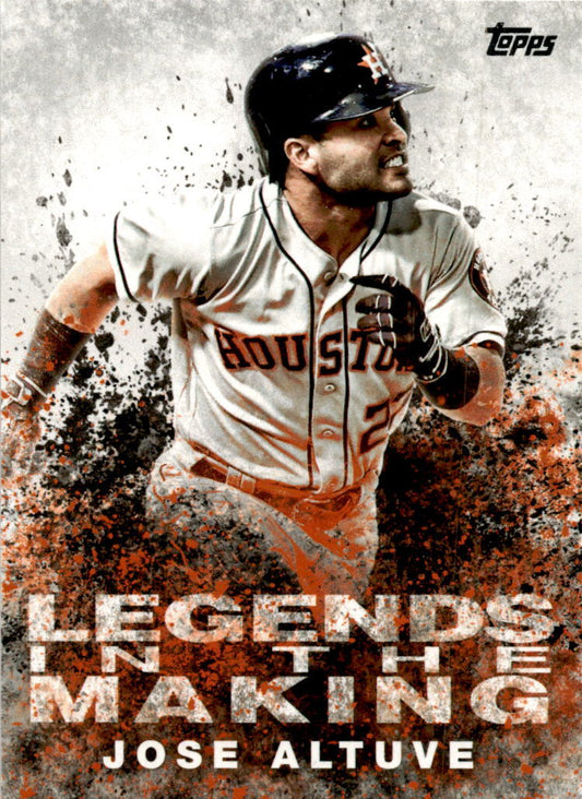 2018 Topps Legends in the Making #LTM-JA Jose Altuve Houston Astros