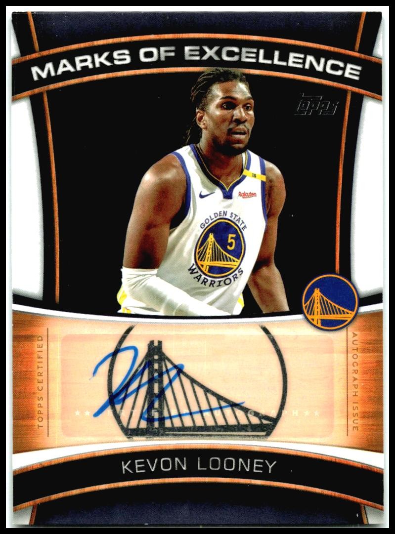 2025-26 Topps Marks of Excellence #ME-KL Kevon Looney Auto Golden State Warriors
