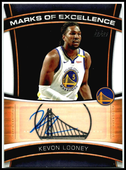 2025-26 Topps Marks of Excellence #ME-KL Kevon Looney Auto Golden State Warriors