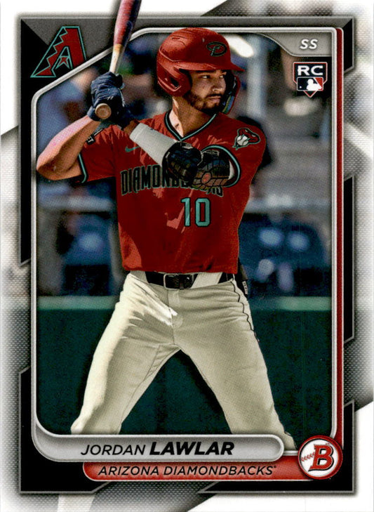 2024 Bowman #96 Jordan Lawlar Rookie Arizona Diamondbacks