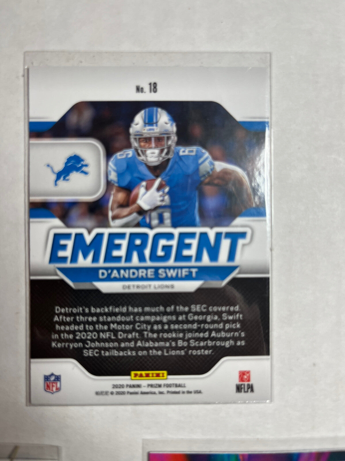 5 Card Lot D’Andre Swift 2020 and 2021 Lions 🔥