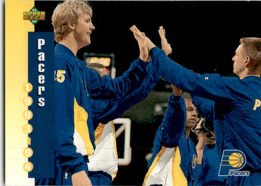 1993 Upper Deck #220 Indiana Pacers SCH Indiana Pacers.
