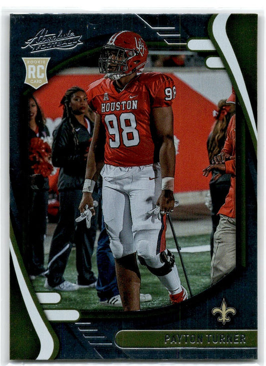 2021 Panini Absolute Payton Turner New Orleans Saints #194