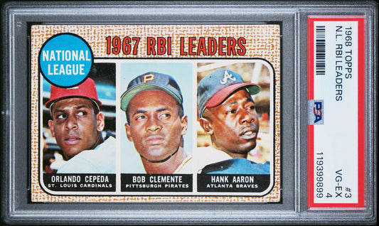 1968 Topps #3 N.L. Rbi Leaders
