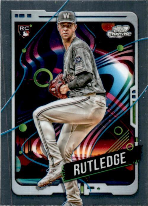 2024 Topps Chrome Cosmic #172 Jackson Rutledge Rookie Washington Nationals