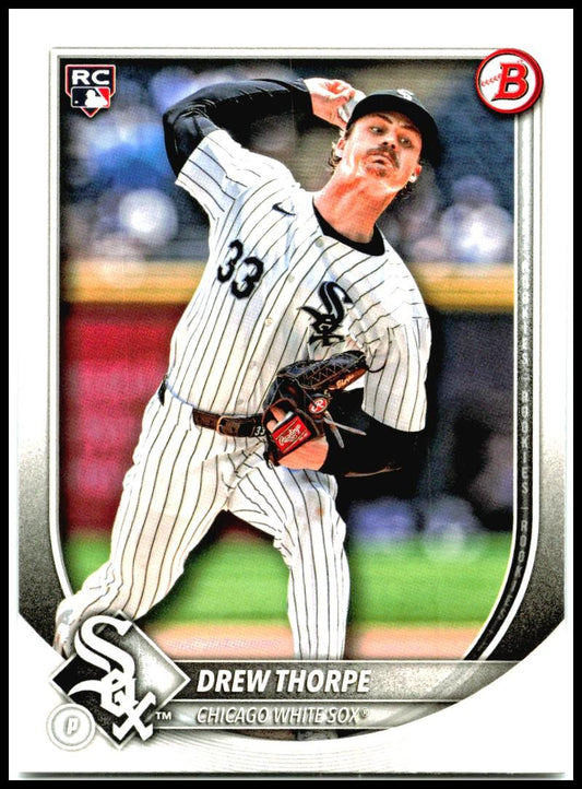 2025 Bowman #8 Drew Thorpe Rookie Chicago White Sox