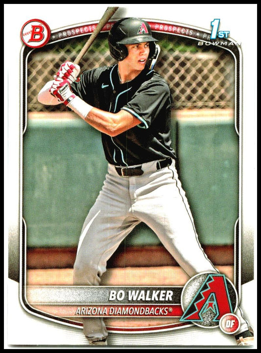2025 Bowman Prospects #BP-92 Bo Walker Arizona Diamondbacks