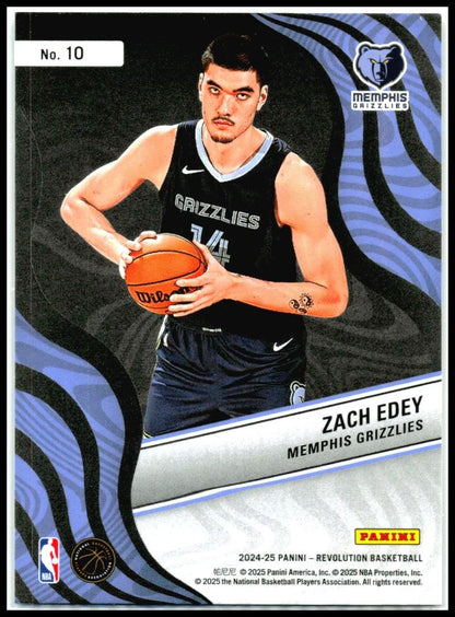 2024-25 Panini Revolution New Wave #10 Zach Edey Memphis Grizzlies