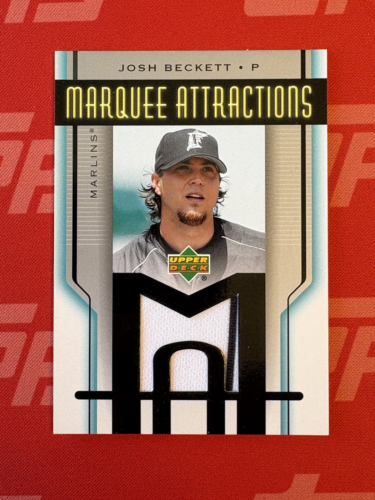 2005 Upper Deck Marquee Attractions Retro #MA-BE Josh Beckett Florida Marlins