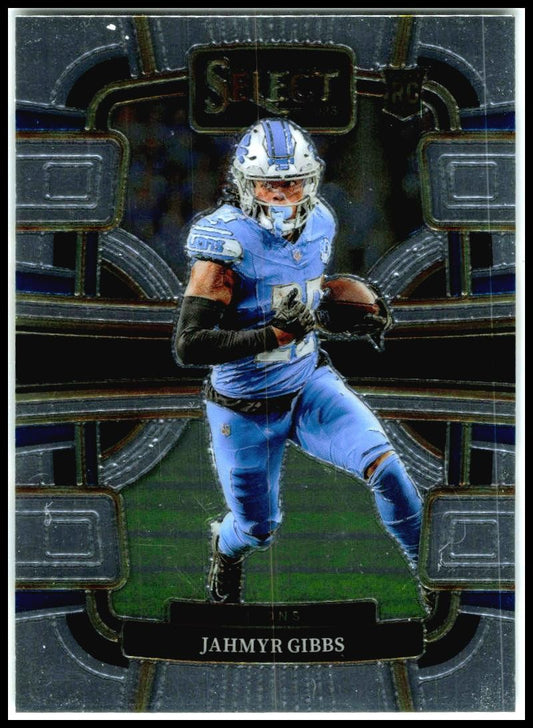 2023 Panini Select #34 Jahmyr Gibbs Rookie Detroit Lions