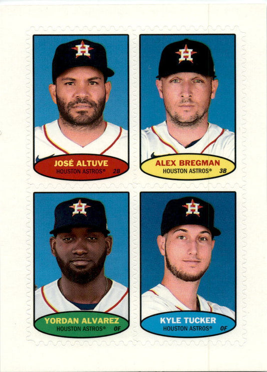 2023 Topps Heritage 1974 Topps Stamps #74BS-65 / 74BS-66 / 74BS-67 / Astro