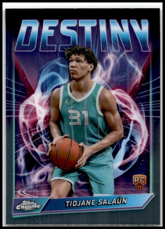 2024-25 Topps Chrome Destiny #D-5 Tidjane Salaun