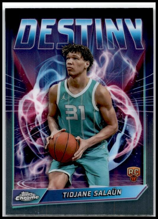 2024-25 Topps Chrome Destiny #D-5 Tidjane Salaun