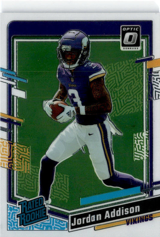 2023 Donruss Optic #271 Jordan Addison Minnesota Vikings
