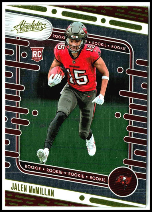 2024 Panini Absolute #173 Jalen McMillan Tampa Bay Buccaneers