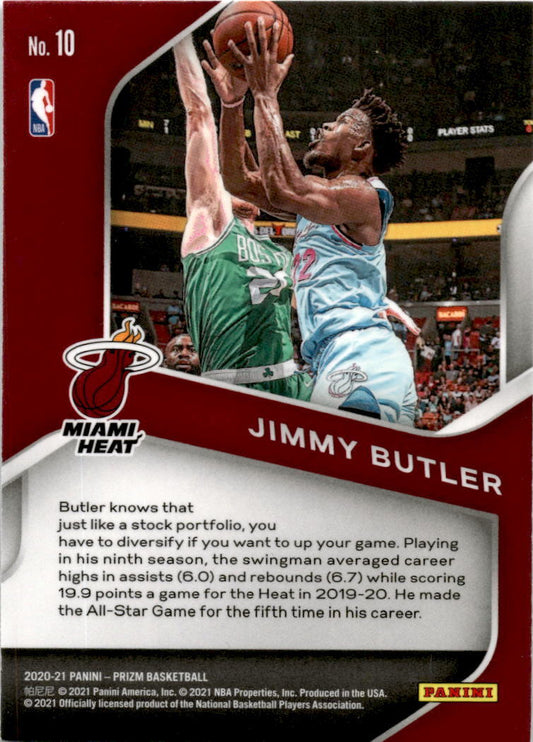 2020 Prizm Dominance #10 Jimmy Butler Miami Heat