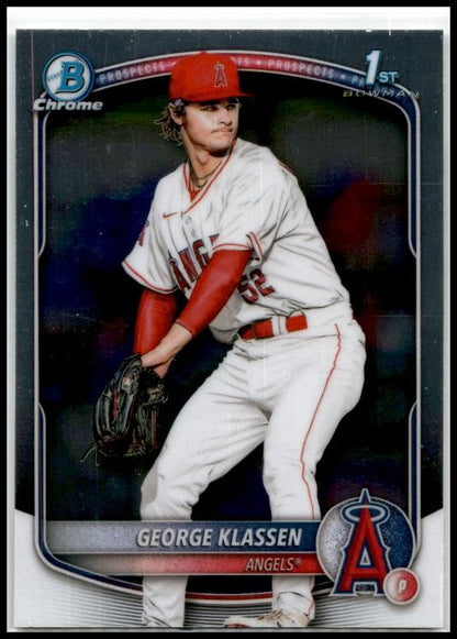 2025 Bowman Chrome #BCP-63 George Klassen Angels