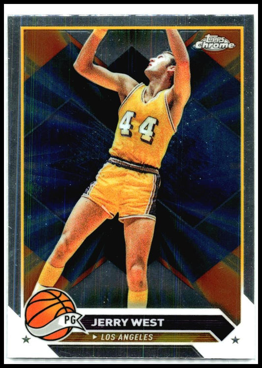 2023-24 Topps Chrome #125 Jerry West Los Angeles Lakers